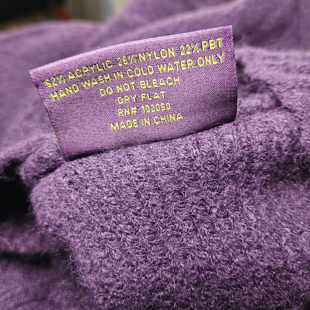 Taylor Swift Speak Now NWOT Taylor’s Version Cardigan purple size xs/sm XS/SM - Picture 11 of 11